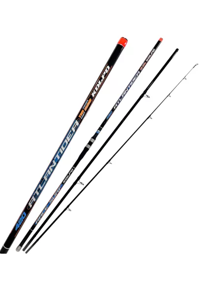 Kolpo Atlantidea Canna da Pesca Surfcasting tre Sezioni in Carbonio 150/220 gr Canne da pesca per professionisti e principian...