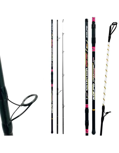 Kolpo Estatica Canna da Pesca Surfcasting tre Sezioni In Carbonio 100/250 gr Canne da pesca per professionisti e principianti...