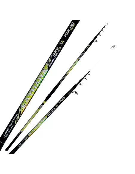 Kolpo Kathara Canna da Pesca Telescopica Surfcasting 4.20 mt 150 gr Canne da pesca per professionisti e principianti Kolpo