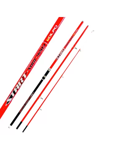 Kolpo Start Surf Canna da Pesca Surfcasting 3 Sezioni 4.20 mt 200 gr Canne da pesca Kolpo