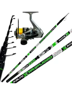 Kolpo Canna Bolognese 4/5/6 meters in kit with reel and fishing line