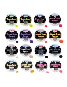 Feenyx Gummy slow sinking Dumbell da Innesco Morbide 5 e 7 mm 25 gr Pellet da Pesca Feeder Gara Feenyx