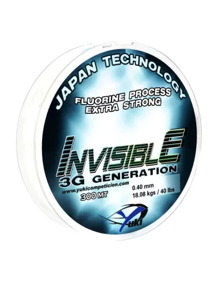 Yuki Nylon Invisible 50 mt completamente trasparente sott'acqua Fili da pesca Yuki