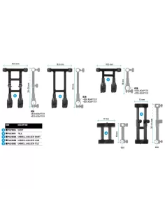 Umbrellas Holder Porta Ombrelone per Panieri Accessori per panchetti e sedie Colmic