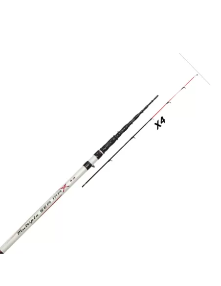 Yuki Multipla Sea Max Canna da Pesca 30/120 gr 4 mt con 4 Vette