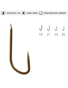 Maver Katana KM11 Amo senza ardiglione ottimo per il bigattino 15pz Ami da pesca Maver