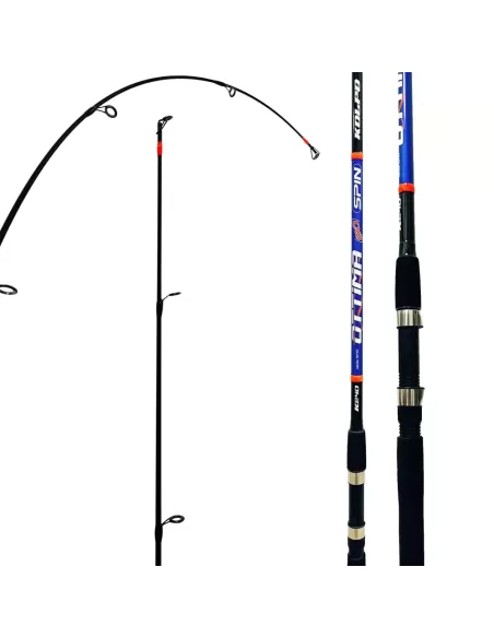 Kolpo Ottima Canna da pesca spinning due sezioni 60 gr Canne da pesca per professionisti e principianti Kolpo