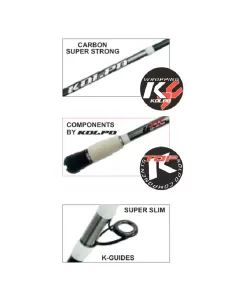 Kolpo Sea Spot canna da pesca per Calamari dalla barca 2.50 mt Canne da pesca per professionisti e principianti Kolpo 2