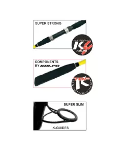 Kolpo Concordia 2 Edition Canna per la pesca dalla Barca 200 gr Canne da pesca Kolpo 2