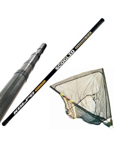 Kolpo 6m carbon landing net with head Landing nets Kolpo
