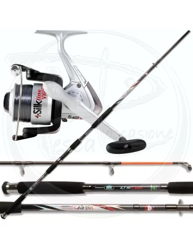 Combo siluro Carbon Silk Kit da pesca Lineaeffe