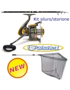 Kit pesca al siluro o storione Kit da pesca Lineaeffe