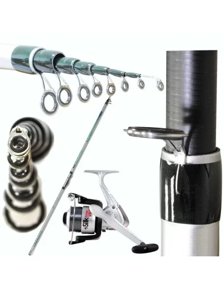 Kit canna e mulinello per la pesca alla trota 3-8Gr Kit da pesca Lineaeffe