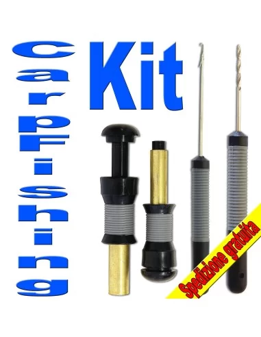 Micro kit - Ago, trapano e reggi boilies Kit da pesca Lineaeffe