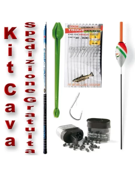 Kit cava fissa Kit da pesca Lineaeffe