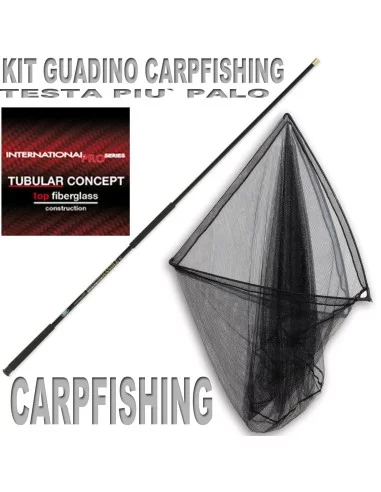 Palo e testa guadino Carpfishing Kit da pesca Lineaeffe