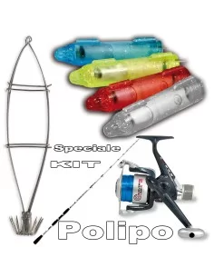 Kit completo pesca al polipo Kit da pesca Lineaeffe