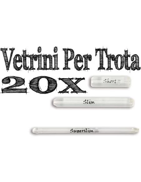 Combo Vetrino per Trota Tutte le Misure e Modelli di Vetrini Kit da pesca Kolpo