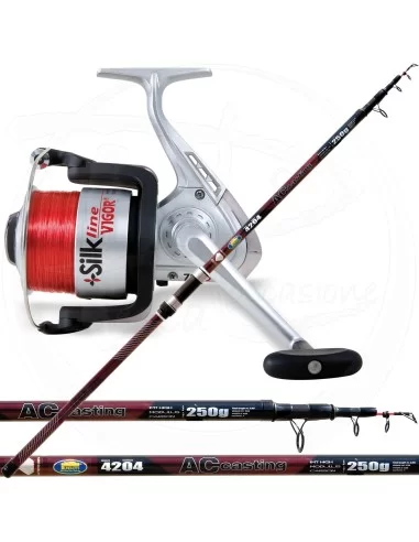 Kit Surfcasting AC Silk Line Kit da pesca Lineaeffe