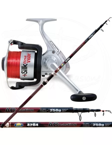 Kit Surfcasting AC Silk Line Kit da pesca Lineaeffe