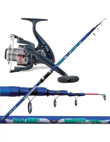 kit surf casting blue andromeda Kit da pesca Lineaeffe