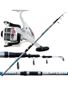 kit surf casting shore catcher silk Kit da pesca Lineaeffe