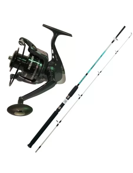 Kit Pesca Trainetta Costiera Bolentino Canna + Mulinello Kit da pesca All Fishing