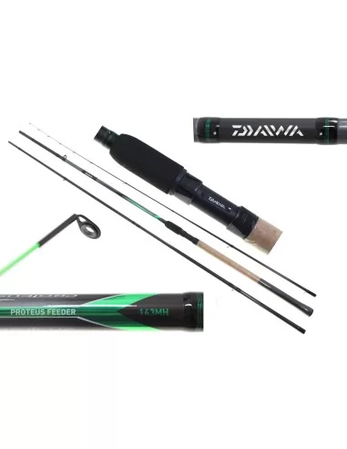 Daiwa Canne Proteus Feeder Canna Sezioni Separate Canne da pesca Daiwa