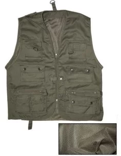 Fishing Waistcoat-Pocket-Green 
