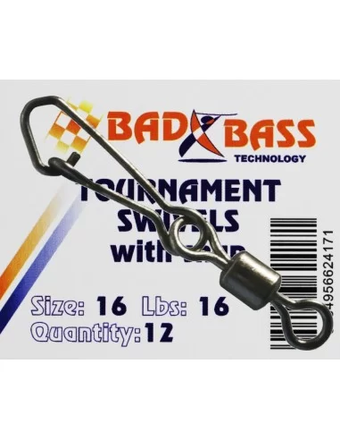 Girelle Rolling con Moschettone da Pesca Bad Bass Minuteria Bad Bass