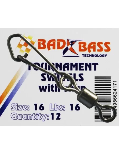 Girelle Rolling con Moschettone da Pesca Bad Bass Minuteria Bad Bass