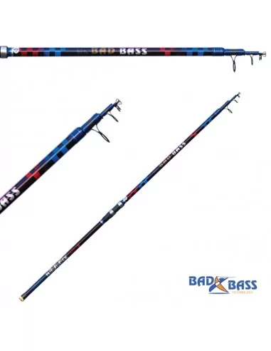 Canna da pesca Bad Bass Mad Black Telescopica Canne da pesca Bad Bass