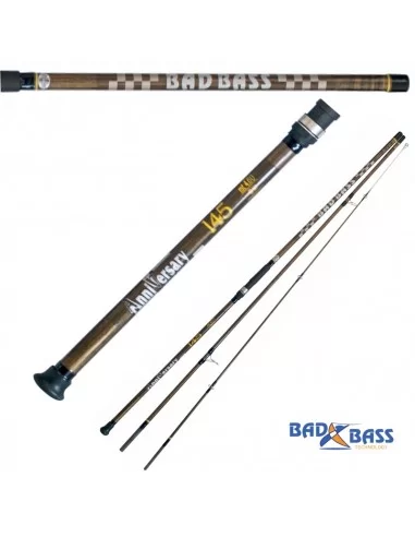 Canna da Pesca Anniversary 3 Pezzi Bad Bass 460 Mt Canne da pesca Bad Bass