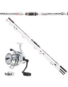 Kits Surf Fishing Rod + Reel Deylan Trabucco Energetic Kolpo 