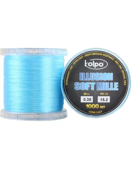 Filo da Pesca Illusion Soft Mille 1000 mt Kolpo Fili da pesca Kolpo