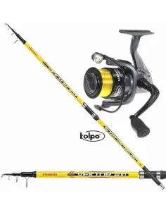 Trabucco Vektor Surfcasting Canna Mulinello Filo Kolpo Kit da pesca Trabucco