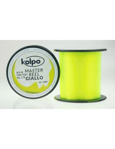 Kolpo Filo da Pesca Master Reel 1900 mt Giallo Fili da pesca Kolpo