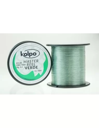 Kolpo Filo da Pesca Master Reel 1900 mt Verde Fili da pesca Kolpo
