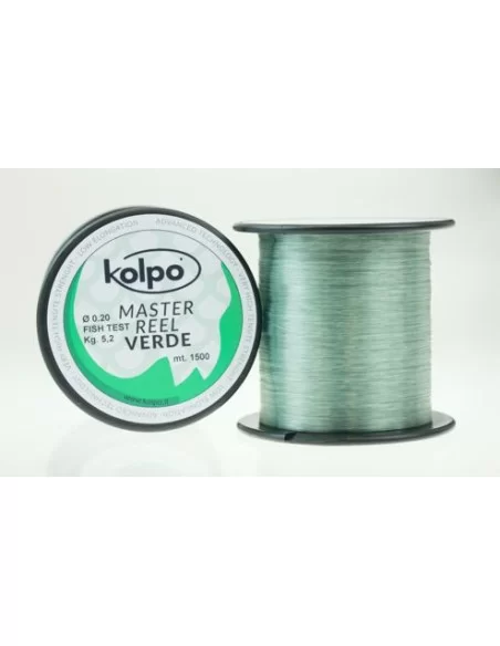 Kolpo Filo da Pesca Master Reel 1900 mt Verde Fili da pesca Kolpo