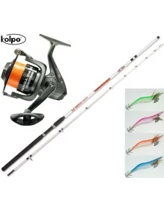 Kit Pesca Eging Completo Pesca Cefalopodi Kit da pesca Kolpo