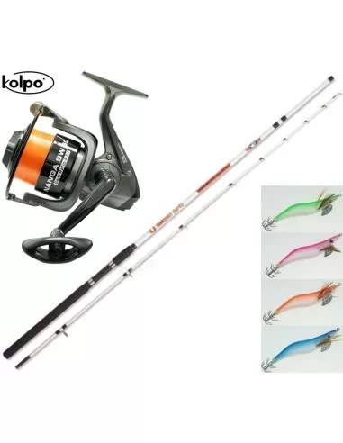 Kit Pesca Eging Completo Pesca Cefalopodi Kit da pesca Kolpo
