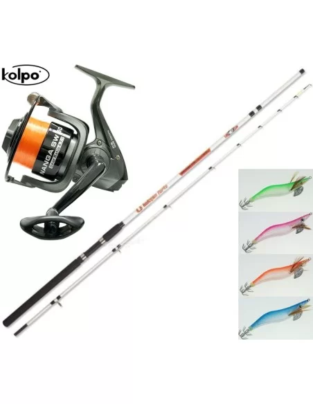 Kit Pesca Eging Completo Pesca Cefalopodi Kit da pesca Kolpo