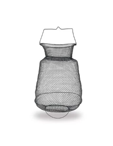 Retino da Pesca Ovale Porta Pesci in Metallo 35x27 cm Porta pesci Sele