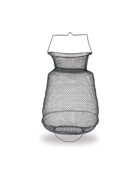 Retino da Pesca Ovale Porta Pesci in Metallo 35x27 cm Porta pesci Sele