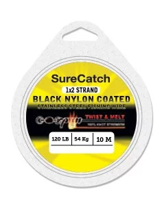 Steel wire Sealing Car 10 m Black 