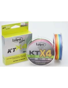 Braid fishing Braid 300 m X 4 Multicolor KT Kolpo
