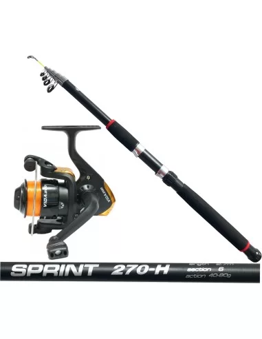 Kolpo Kit Tutta Pesca Canna Mulinello e Filo Kit da pesca Kolpo