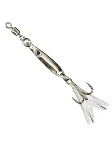 Sele Lucky Ondulante Montato com Piuma e Girella 6 cm 1.6 gr Esche Artificiali Sele