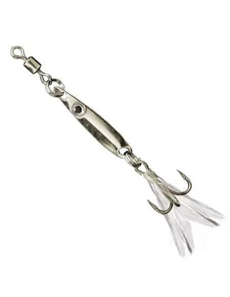 Sele Lucky Ondulante Montato com Piuma e Girella 6 cm 1.6 gr Esche Artificiali Sele