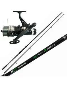 Kolpo Kit Carpfishing Canna Big Carp Mulinello Impress con Filo Kit da pesca Kolpo